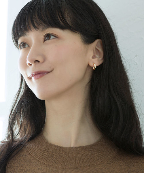 colleca la(コレカラ)の「レクタングルピアス(ピアス(両耳用)・レディース・シルバー/ゴールド・フリ-)」の7枚目の写真
