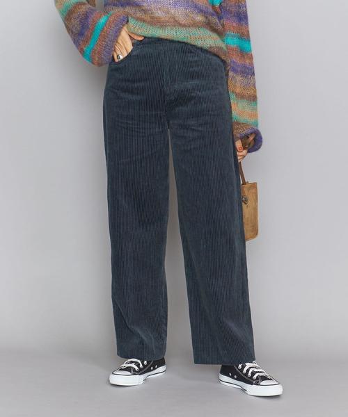 BEAUTY&YOUTH UNITED ARROWS（ビューティーアンドユースユナイテッドアローズ）の「BY コーデュロイワイドストレートパンツо（その他パンツ・レディース・オフホワイト/ダークグリーン/ピンク・SMALL/MEDIUM）」の8枚目の写真