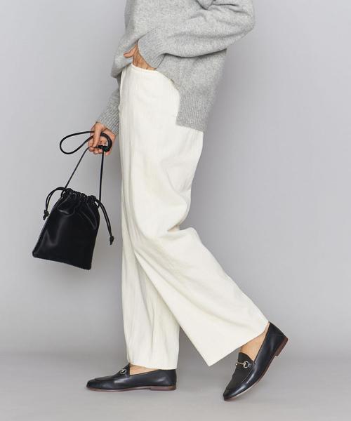 BEAUTY&YOUTH UNITED ARROWS（ビューティーアンドユースユナイテッドアローズ）の「BY コーデュロイワイドストレートパンツо（その他パンツ・レディース・オフホワイト/ダークグリーン/ピンク・SMALL/MEDIUM）」の20枚目の写真