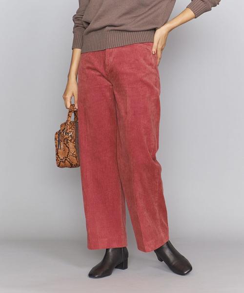 BEAUTY&YOUTH UNITED ARROWS（ビューティーアンドユースユナイテッドアローズ）の「BY コーデュロイワイドストレートパンツо（その他パンツ・レディース・オフホワイト/ダークグリーン/ピンク・SMALL/MEDIUM）」の18枚目の写真