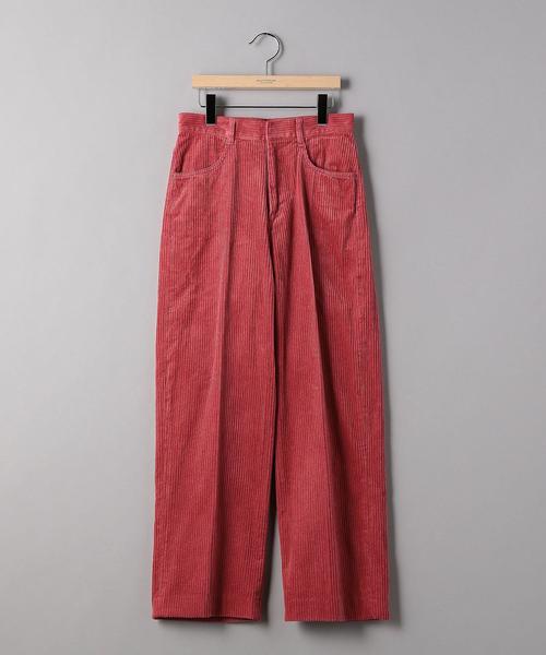 BEAUTY&YOUTH UNITED ARROWS（ビューティーアンドユースユナイテッドアローズ）の「BY コーデュロイワイドストレートパンツо（その他パンツ・レディース・オフホワイト/ダークグリーン/ピンク・SMALL/MEDIUM）」の15枚目の写真