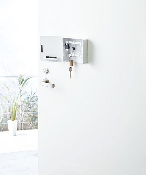 tower（タワー）の「tower　(タワー)　マグネットキーフック2段（収納グッズ・レディース・ホワイト/ブラック・ONE SIZE）」の10枚目の写真