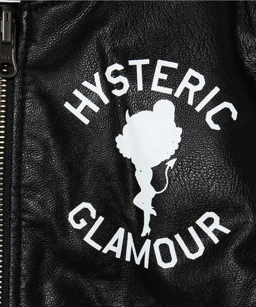 HYSTERIC MINI(ヒステリックミニ)の「HYSTERIC VIP LEOPARD GLAMOUR リバーシブル ジャンパー(ブルゾン・キッズ・ブラック/ピンク・130/140)」の6枚目の写真