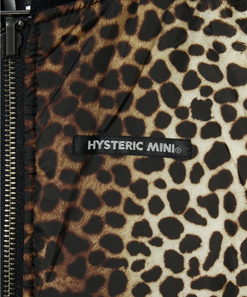HYSTERIC MINI(ヒステリックミニ)の「HYSTERIC VIP LEOPARD GLAMOUR リバーシブル ジャンパー(ブルゾン・キッズ・ブラック/ピンク・130/140)」の10枚目の写真