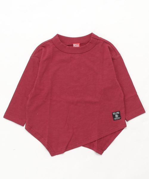 RED LABEL（レッドレーベル）の「ASYMMETRY T-SHIRTS（Tシャツ/カットソー・キッズ・ベージュ/カーキ/レッド/ブラック・110/120/130/140/150/160/100）」の4枚目の写真