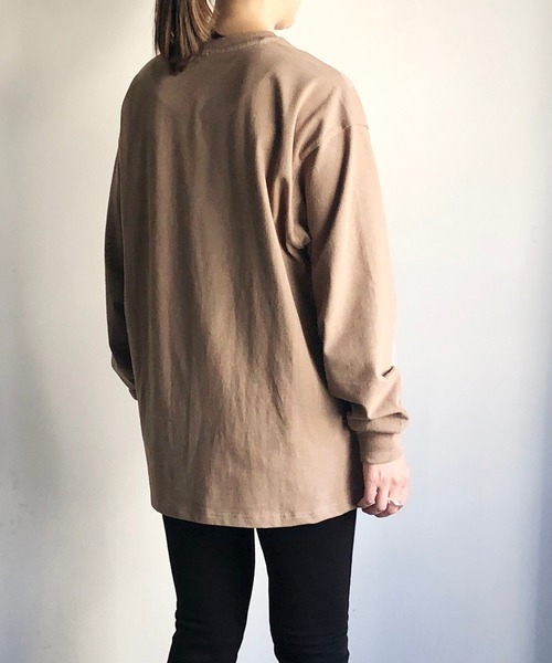COMMON WARE（コモンウェアー）の「COMMONWARE:COTTON SLEEVERIB C/N TEE コットン スリーブリブ クルーネックTEE（Tシャツ/カットソー・メンズ・ホワイト/ブラック/テラコッタ/ベージュ・M/L/XL）」の22枚目の写真