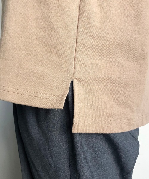 COMMON WARE（コモンウェアー）の「COMMONWARE:COTTON SLEEVERIB C/N TEE コットン スリーブリブ クルーネックTEE（Tシャツ/カットソー・メンズ・ホワイト/ブラック/テラコッタ/ベージュ・M/L/XL）」の17枚目の写真