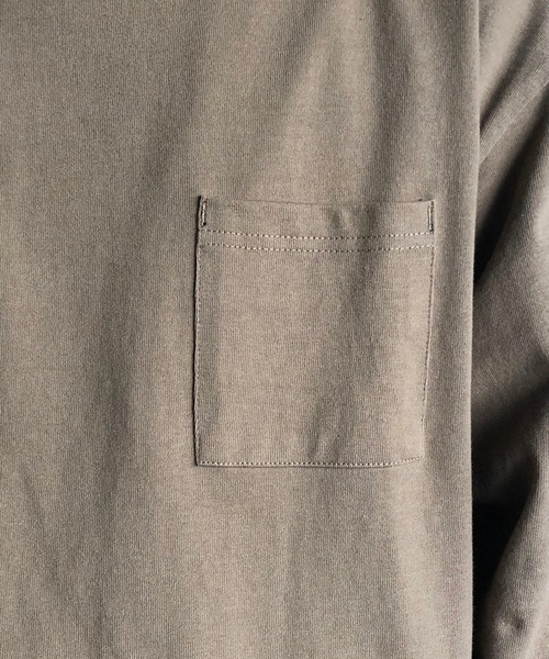 COMMON WARE（コモンウェアー）の「COMMONWARE:COTTON SLEEVERIB C/N TEE コットン スリーブリブ クルーネックTEE（Tシャツ/カットソー・メンズ・ホワイト/ブラック/テラコッタ/ベージュ・M/L/XL）」の11枚目の写真