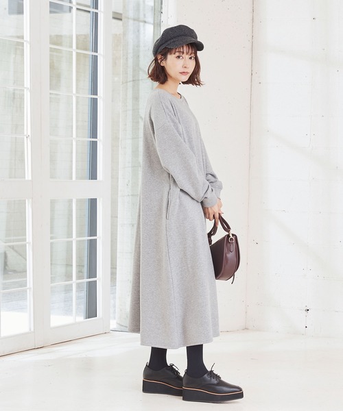 KOBE LETTUCE（コウベレタス）の「厚底スクエアトゥプラットフォームオックスフォード（その他シューズ・レディース・ブラック/シルバー系その他/ダークベージュ・LL/S/M/L）」の11枚目の写真