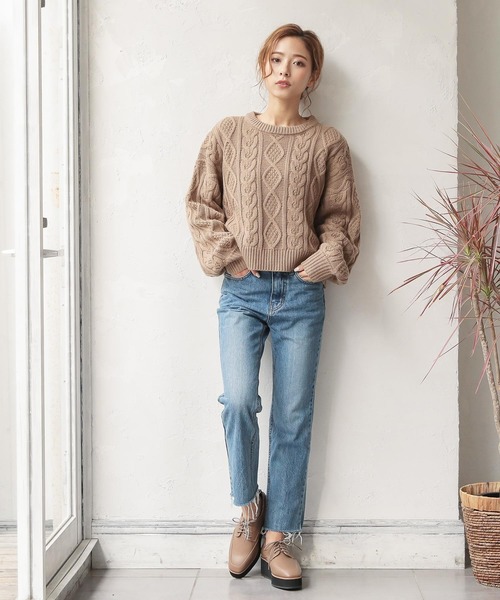 KOBE LETTUCE（コウベレタス）の「厚底スクエアトゥプラットフォームオックスフォード（その他シューズ・レディース・ブラック/シルバー系その他/ダークベージュ・LL/S/M/L）」の12枚目の写真