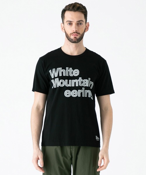 WHITE MOUNTAINEERING(ホワイトマウンテニアリング)の「【White Mountaineering】ステッチロゴプリントTシャツ / WM2071502(Tシャツ/カットソー・メンズ・ホワイト/ブラック・4/3/1/2)」の3枚目の写真