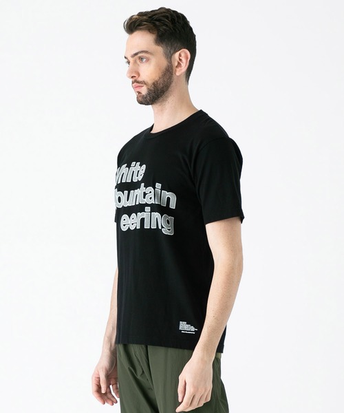 WHITE MOUNTAINEERING(ホワイトマウンテニアリング)の「【White Mountaineering】ステッチロゴプリントTシャツ / WM2071502(Tシャツ/カットソー・メンズ・ホワイト/ブラック・4/3/1/2)」の4枚目の写真