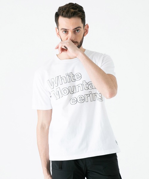 WHITE MOUNTAINEERING(ホワイトマウンテニアリング)の「【White Mountaineering】ステッチロゴプリントTシャツ / WM2071502(Tシャツ/カットソー・メンズ・ホワイト/ブラック・4/3/1/2)」の13枚目の写真