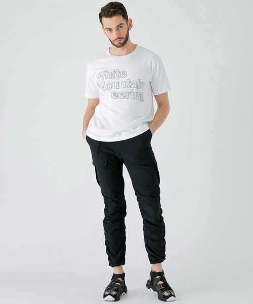WHITE MOUNTAINEERING(ホワイトマウンテニアリング)の「【White Mountaineering】ステッチロゴプリントTシャツ / WM2071502(Tシャツ/カットソー・メンズ・ホワイト/ブラック・4/3/1/2)」の18枚目の写真