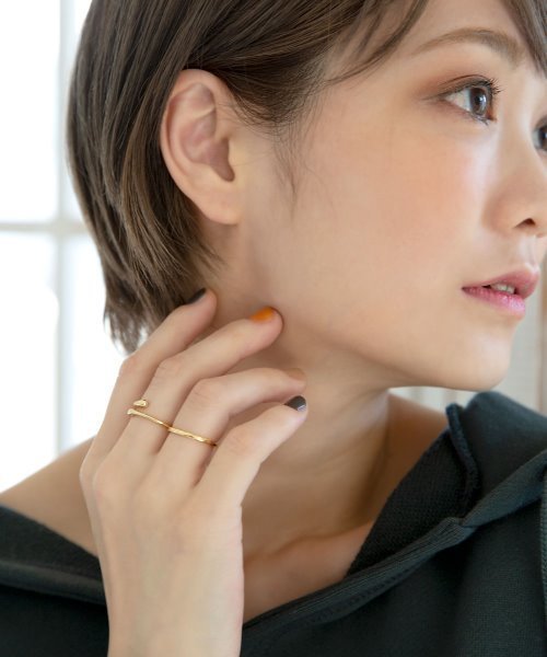 colleca la（コレカラ）の「ロールリングセット（リング・レディース・シルバー/ゴールド・ﾌﾘ-）」の3枚目の写真