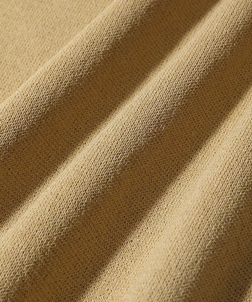 ADAM ET ROPE'（アダムエロペ）の「〈ウォッシャブル・吸水速乾性〉ミラノリブクルーネックニット（ニット/セーター・メンズ・ホワイト/ベージュ/グレー・S/M/L）」の6枚目の写真