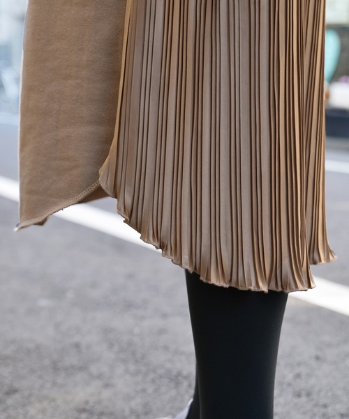 Ambre Neige（アンブルネージュ）の「バックプリーツワンピース／デザインワンピ／【WEB/EC限定商品】（ワンピース・レディース・ブラック/モカ/ピンクベージュ・FREE）」の21枚目の写真