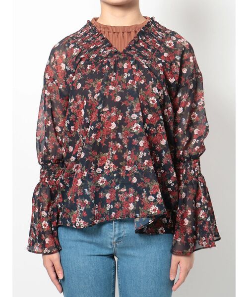 EMODA（エモダ）の「シャーリングフレアトップス（シャツ/ブラウス・レディース・ブラック/ブラウン/その他/その他1・FREE）」の20枚目の写真