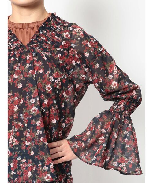 EMODA（エモダ）の「シャーリングフレアトップス（シャツ/ブラウス・レディース・ブラック/ブラウン/その他/その他1・FREE）」の16枚目の写真