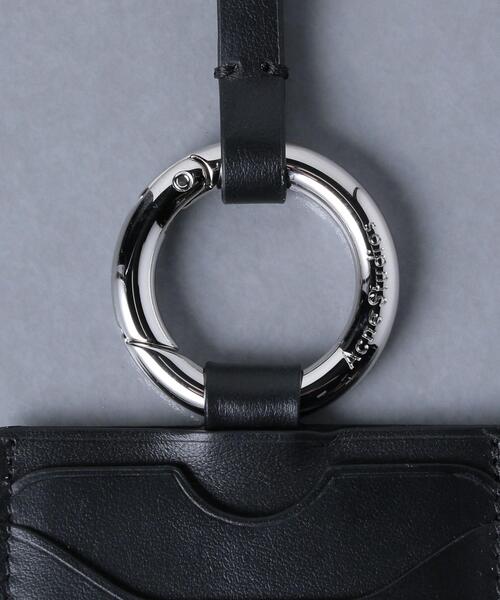 Acne Studios（アクネストゥディオズ）の「＜Acne Studios（アクネ ストゥディオズ）＞ネックホールド カードケース ■■■（カードケース・レディース・ダークブラウン/ブラック・FREE）」の9枚目の写真