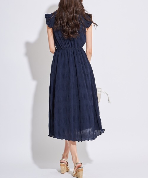 tocco closet（トッコ クローゼット）の「肩フリルマジョリカプリーツ 