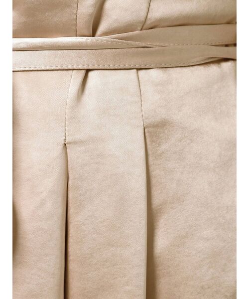 MERCURYDUO(マーキュリーデュオ)の「サテンタックワイドパンツ(その他パンツ・レディース・ベージュ/イエロー・FREE)」の15枚目の写真