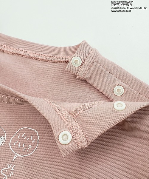 PEANUTS（ピーナッツ）の「【PEANUTS】スヌーピー ベビープリントTシャツ（Tシャツ/カットソー・キッズ・ピンク/モカ/ライトグレー・90/80）」の10枚目の写真