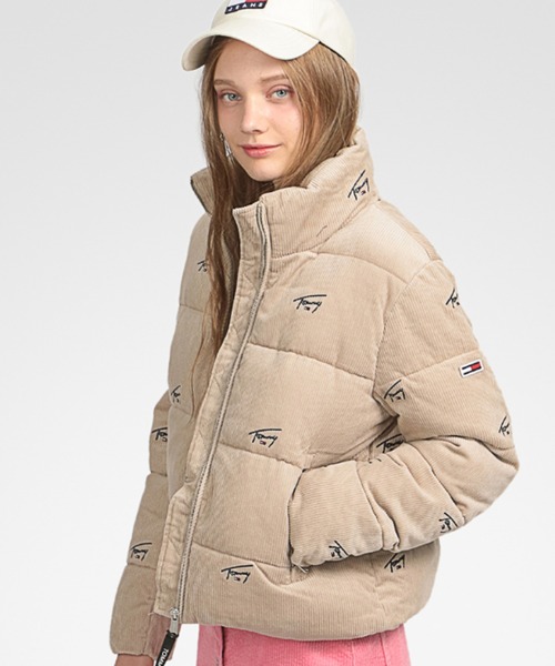tommy jeans（トミー ジーンズ）の「ロゴコーデュロイパッファー