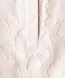 Drawer（ドゥロワー）の「Drawer フラワーカットジャカードブラウス