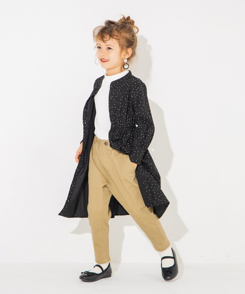 BRANSHES(ブランシェス)の「テレコハイネック長袖Tシャツ(Tシャツ/カットソー・キッズ・ブラウン/オフホワイト/その他/ブラック/ベージュ・140cm/150cm/80cm/90cm/110cm/100cm/120cm/130cm)」の6枚目の写真