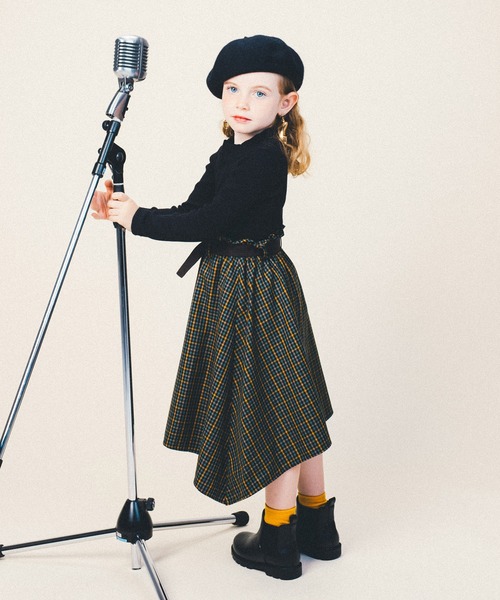 BRANSHES(ブランシェス)の「テレコハイネック長袖Tシャツ(Tシャツ/カットソー・キッズ・ブラウン/オフホワイト/その他/ブラック/ベージュ・140cm/150cm/80cm/90cm/110cm/100cm/120cm/130cm)」の7枚目の写真