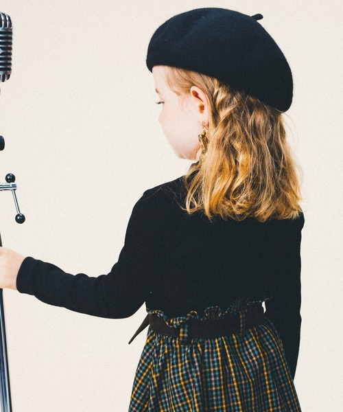 BRANSHES(ブランシェス)の「テレコハイネック長袖Tシャツ(Tシャツ/カットソー・キッズ・ブラウン/オフホワイト/その他/ブラック/ベージュ・140cm/150cm/80cm/90cm/110cm/100cm/120cm/130cm)」の9枚目の写真