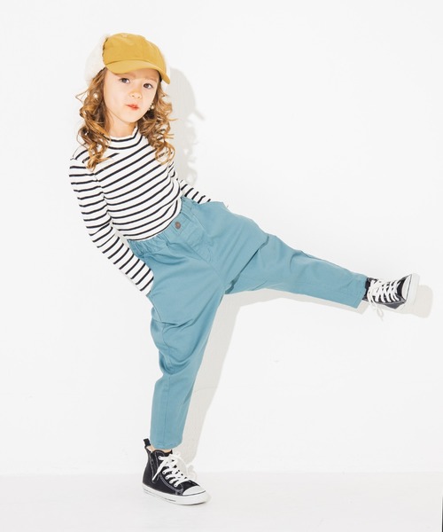 BRANSHES(ブランシェス)の「テレコハイネック長袖Tシャツ(Tシャツ/カットソー・キッズ・ブラウン/オフホワイト/その他/ブラック/ベージュ・140cm/150cm/80cm/90cm/110cm/100cm/120cm/130cm)」の13枚目の写真