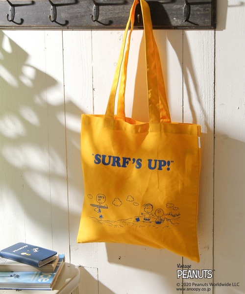 Vintage PEANUTS（ビンテージピーナッツ）の「【PEANUTS×BAYFLOW】プリントトートバッグ（トートバッグ・レディース・ピンク/イエロー/グリーン/ブルー・0）」の3枚目の写真