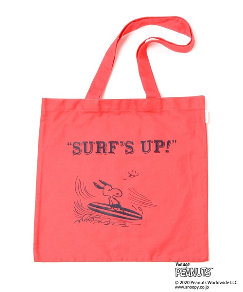 Vintage PEANUTS（ビンテージピーナッツ）の「【PEANUTS×BAYFLOW】プリントトートバッグ（トートバッグ・レディース・ピンク/イエロー/グリーン/ブルー・0）」の5枚目の写真