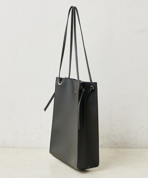 one after another NICE CLAUP（ワンアフターアナザーナイスクラップ）の「シンプルスクエアバッグ（トートバッグ・レディース・ブラック/モカ/キャメル/シルバー/アイボリー・FREE）」の18枚目の写真