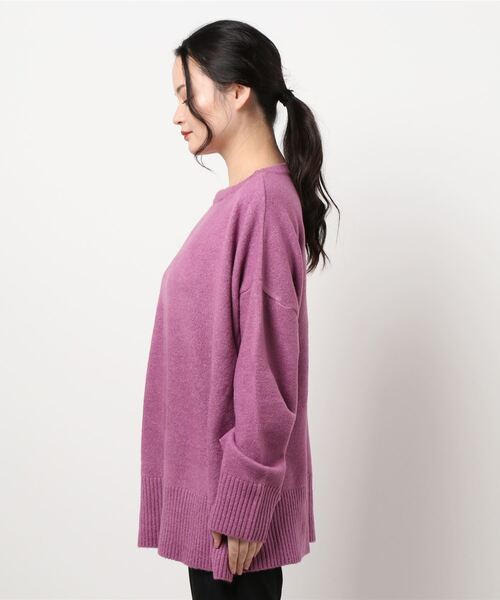 KOBE LETTUCE（コウベレタス）の「オーバーニットトップス+アームウォーマーセット（ニット/セーター・レディース・ライトグレー/ピンク/モカ・FREE）」の11枚目の写真