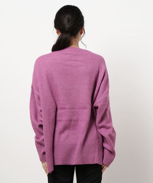 KOBE LETTUCE（コウベレタス）の「オーバーニットトップス+アームウォーマーセット（ニット/セーター・レディース・ライトグレー/ピンク/モカ・FREE）」の12枚目の写真