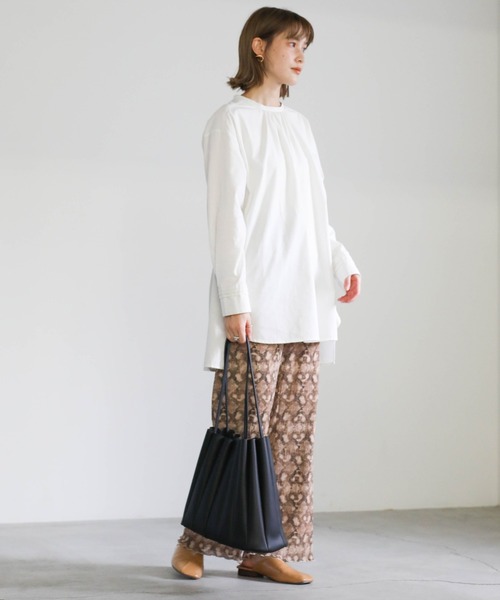 select MOCA(セレクトモカ)の「ニュアンスデザインカヌレバッグ(ショルダーバッグ・レディース・アイボリー/ライトブラウン/ブラック・FREE)」の6枚目の写真