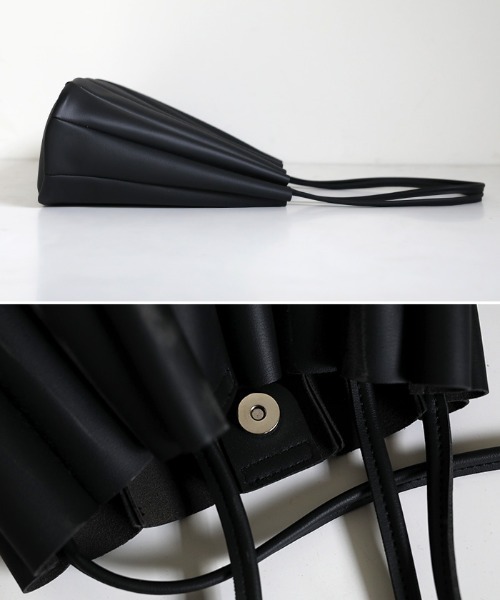 select MOCA(セレクトモカ)の「ニュアンスデザインカヌレバッグ(ショルダーバッグ・レディース・アイボリー/ライトブラウン/ブラック・FREE)」の19枚目の写真