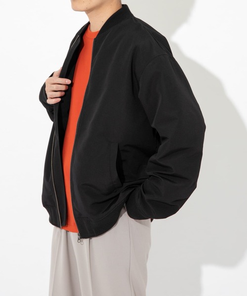 ITEMS URBANRESEARCH(アイテムズ アーバンリサーチ)の「エステルウェザー総裏MA-1(その他アウター・メンズ・ベージュ/ピンク/ブラック/カーキ・LARGE/MEDIUM)」の13枚目の写真