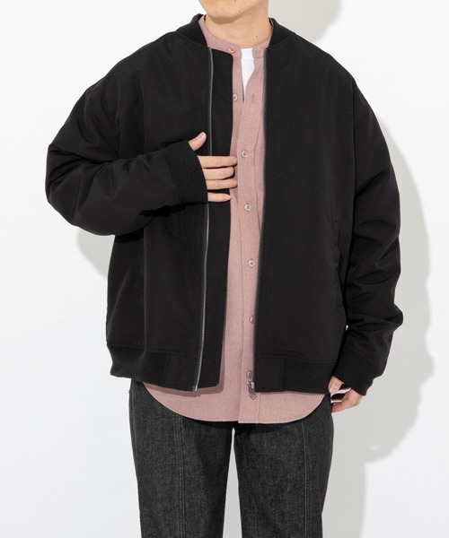 ITEMS URBANRESEARCH(アイテムズ アーバンリサーチ)の「エステルウェザー総裏MA-1(その他アウター・メンズ・ベージュ/ピンク/ブラック/カーキ・LARGE/MEDIUM)」の16枚目の写真