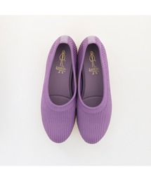 足が痛くならないニットフラットシューズ /あしながおじさん