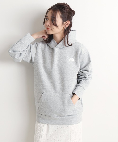 SLOBE IENA（スローブイエナ）の「【THE NORTH FACE/ノースフェイス】Tech Air Sweat Wide フードパーカー【洗濯機洗い可】（パーカー・レディース・チャコールグレー/グレー/ブラック・38）」の3枚目の写真