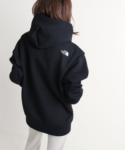 SLOBE IENA（スローブイエナ）の「【THE NORTH FACE/ノースフェイス】Tech Air Sweat Wide フードパーカー【洗濯機洗い可】（パーカー・レディース・チャコールグレー/グレー/ブラック・38）」の2枚目の写真