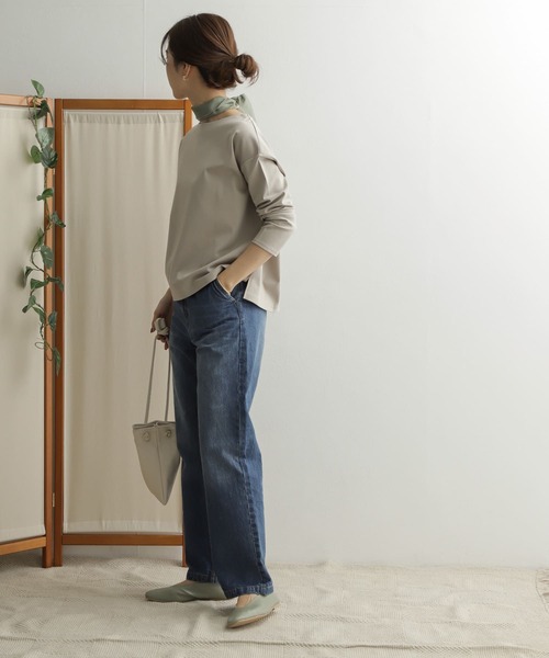 URBAN RESEARCH DOORS - 新品タグ付◉ ボートネックワイドカットソー DOORS グレー URBAN RESEARCH DOORS - 新品タグ付◉ ボートネックワイド