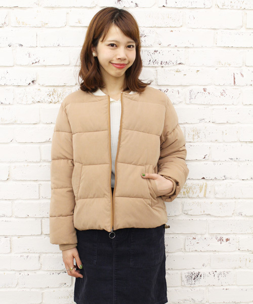 Kastane(カスタネ)の「【Kastane】ニットフード付きダウン(ダウンジャケット/コート・レディース・ブラック/グレー/キャメル・FREE)」の14枚目の写真