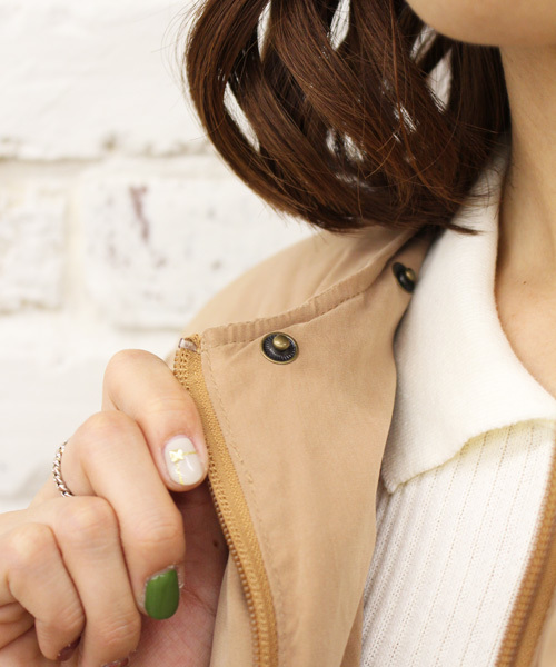 Kastane(カスタネ)の「【Kastane】ニットフード付きダウン(ダウンジャケット/コート・レディース・ブラック/グレー/キャメル・FREE)」の17枚目の写真