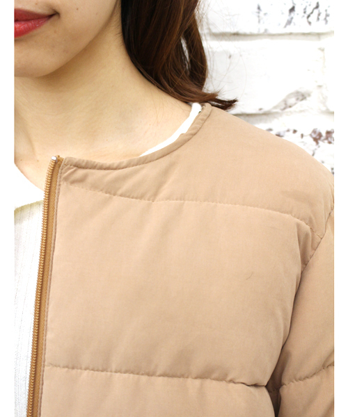 Kastane(カスタネ)の「【Kastane】ニットフード付きダウン(ダウンジャケット/コート・レディース・ブラック/グレー/キャメル・FREE)」の16枚目の写真