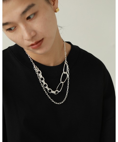 TODAYFUL（トゥデイフル）の「アソートチェーンネックレス（ネックレス・レディース・シルバー・FREE）」の2枚目の写真